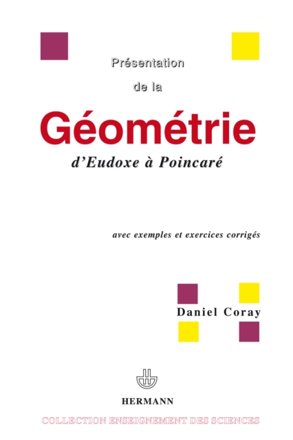 Présentation de la géométrie d'Eudoxe à Poincaré