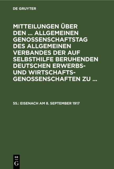 Eisenach am 8. September 1917