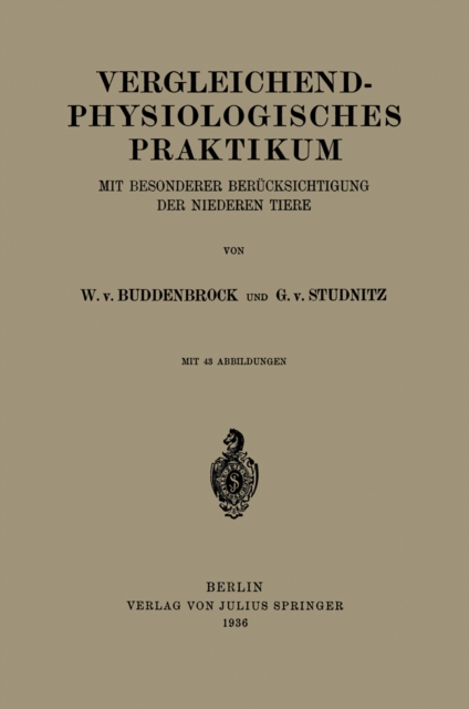 Vergleichend-physiologisches Praktikum