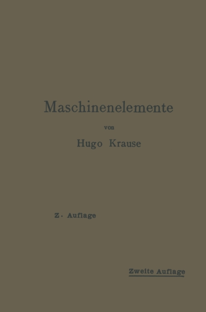 Maschinenelemente