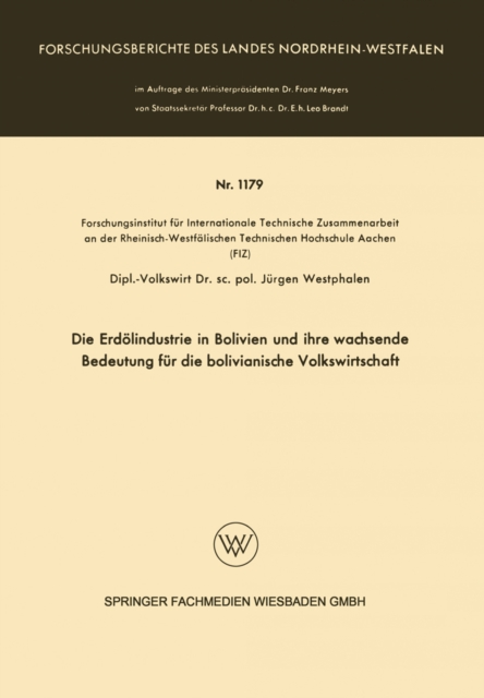 Die Erdölindustrie in Bolivien und ihre wachsende Bedeutung für die bolivianische Volkswirtschaft
