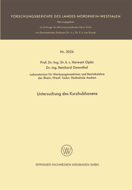 Untersuchung des Kurzhubhonens