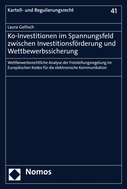 Ko-Investitionen im Spannungsfeld zwischen Investitionsförderung und Wettbewerbssicherung