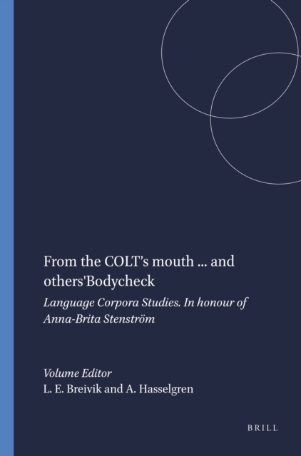 From the COLT's mouth ... and others'