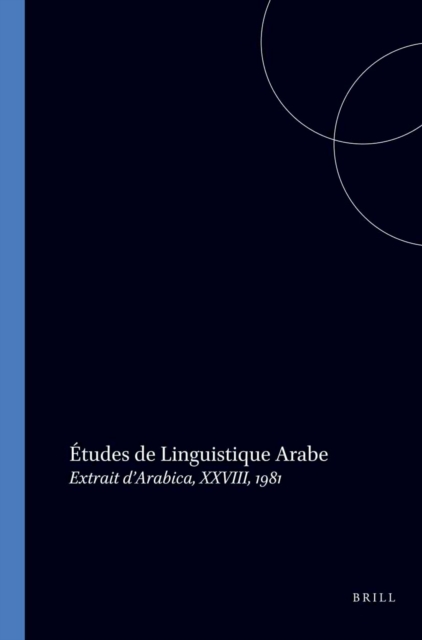 Etudes de Linguistique Arabe