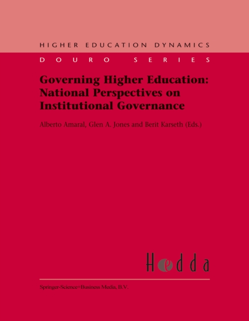 Governing Higher Education: National Perspectives on Institutional Governance