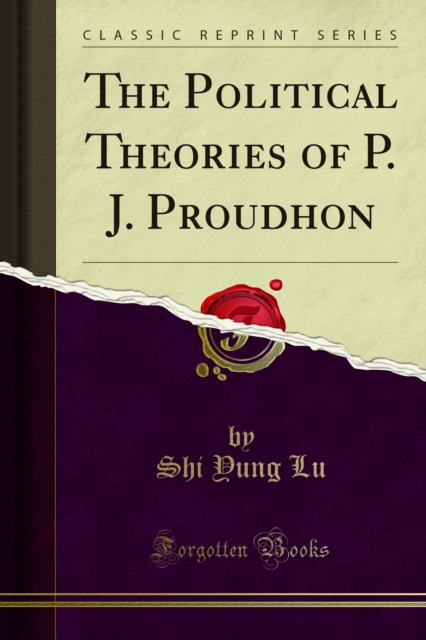 Political Theories of P. J. Proudhon