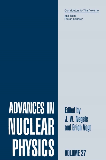 Advances in Nuclear Physics