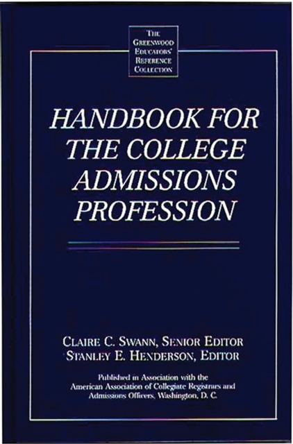 Handbook for the College Admissions Profession