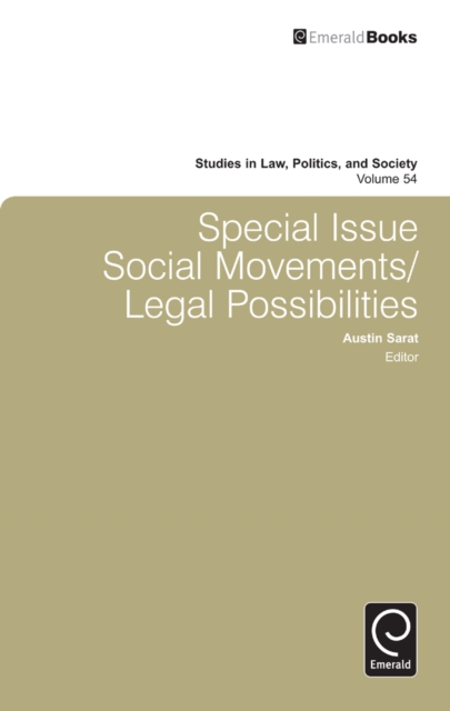Special Issue: Social Movements/Legal Possibilities