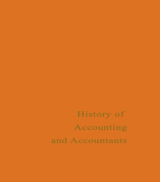 History of Accounting and Accountants