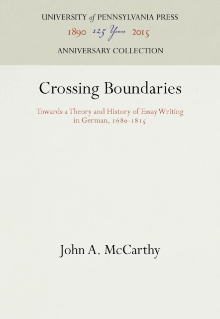 Crossing Boundaries