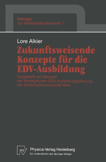 Zukunftsweisende Konzepte für die EDV-Ausbildung