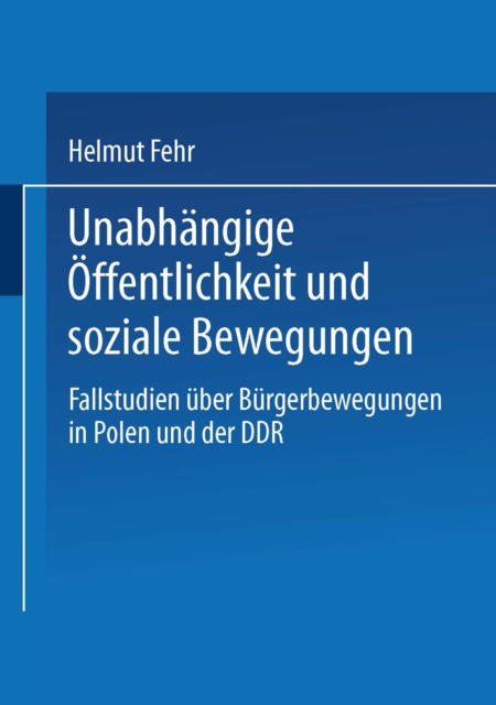 Unabhängige Öffentlichkeit und soziale Bewegungen