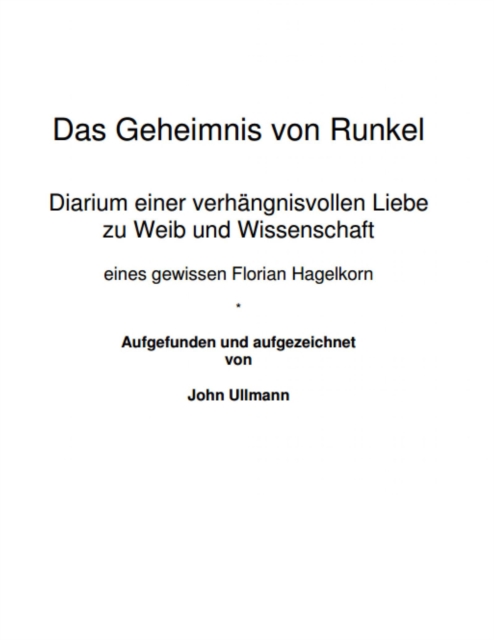 Das Geheimnis von Runkel