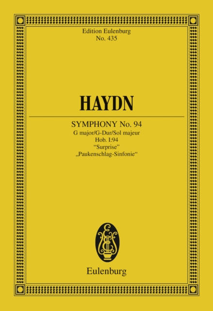 Symphony No. 94 G major, &quote;Surprise&quote;