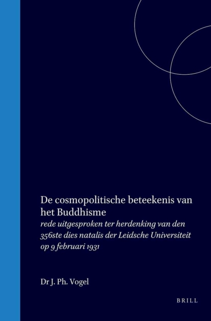 De cosmopolitische beteekenis van het Buddhisme