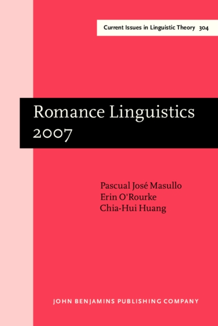 Romance Linguistics 2007