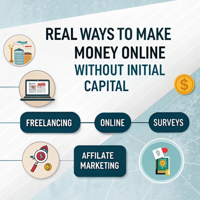 10 Real Ways to Make Money Online Without Capital