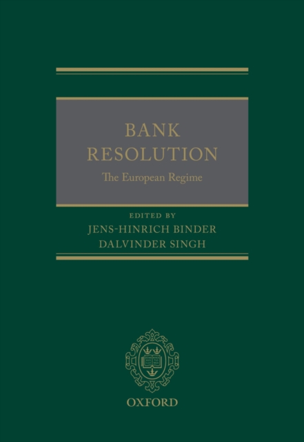 Bank Resolution: The European Regime