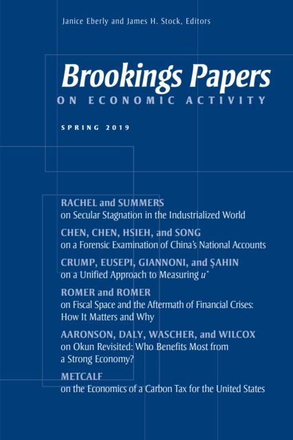 Brookings Papers on Economic Activity: Spring 2019