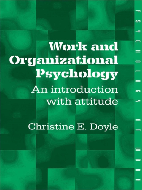Work and Organizational Psychology