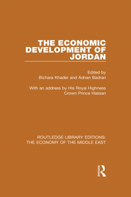 Economic Development of Jordan (RLE Economy of Middle East)