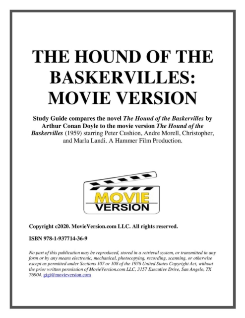 Study Guide to The Hound of the Baskervilles: Movie Version