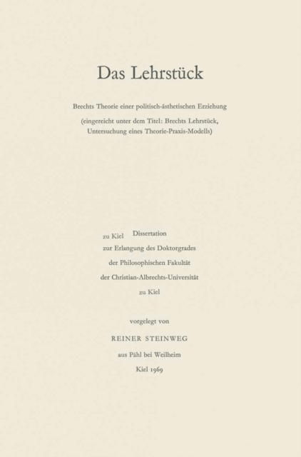 Das Lehrstück
