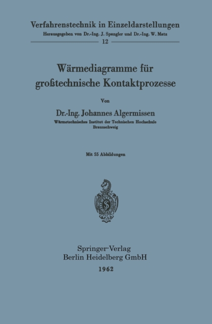 Wärmediagramme für großtechnische Kontaktprozesse