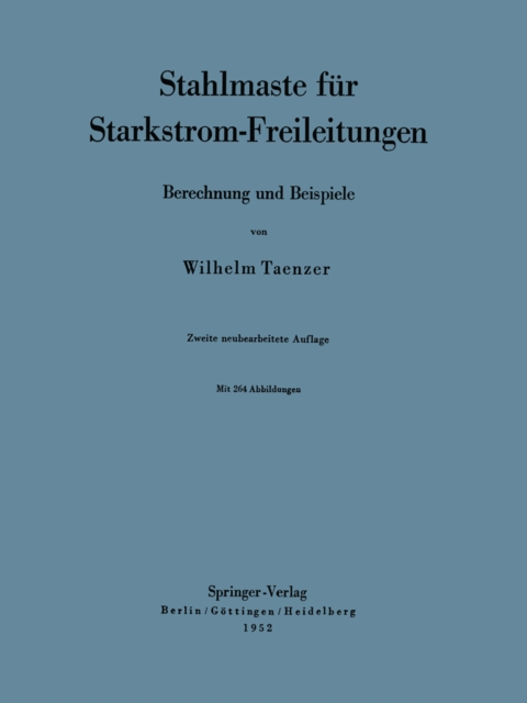 Stahlmaste für Starkstrom-Freileitungen