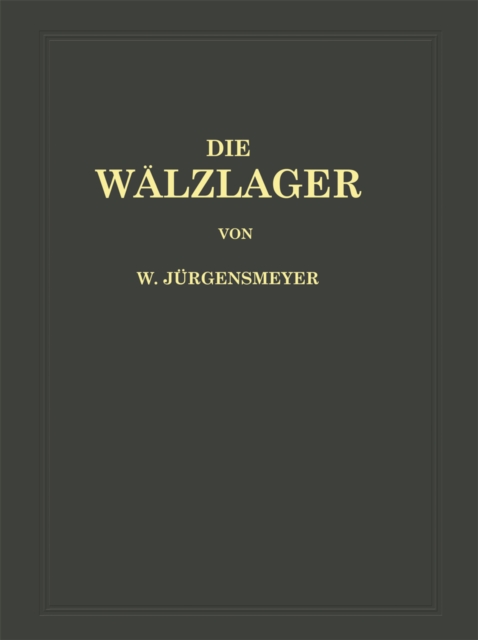 Die Wälzlager