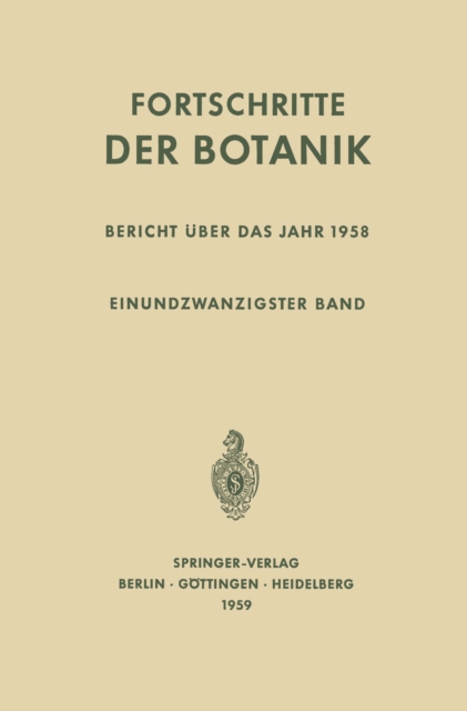 Bericht Über das Jahr 1958