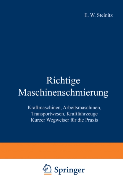 Richtige Maschinenschmierung