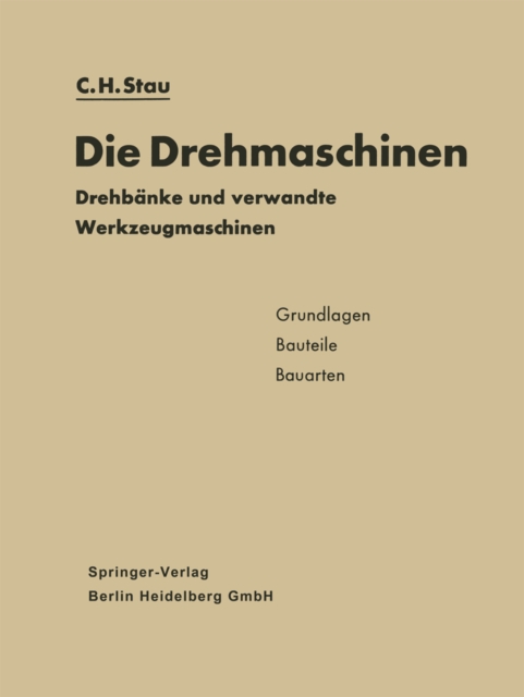 Die Drehmaschinen