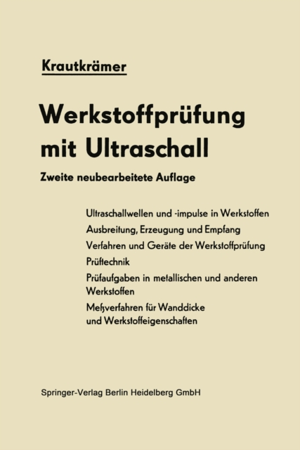 Werkstoffprüfung mit Ultraschall