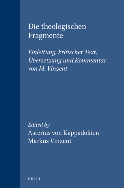 Die theologischen Fragmente
