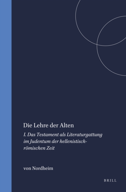Die Lehre der Alten