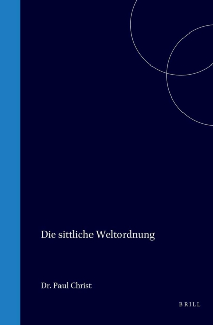 Die sittliche Weltordnung