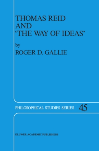 Thomas Reid and 'The Way of Ideas'
