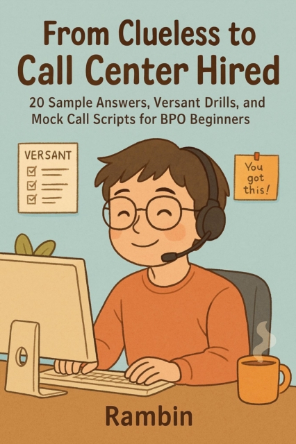 From Clueless to Call Center Hired: 20 Sample Answers, Versant Drills and Mock Call Scripts for BPO Beginners