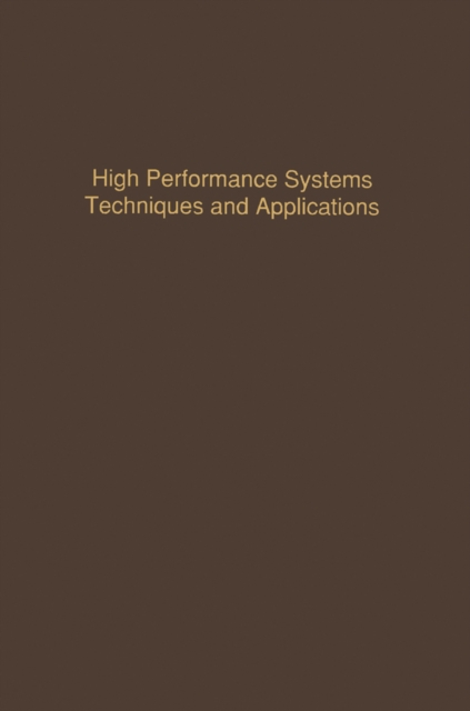 Control and Dynamic Systems V53: High Performance Systems Techniques and Applications