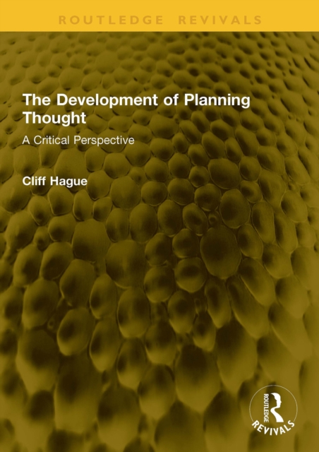 Development of Planning Thought