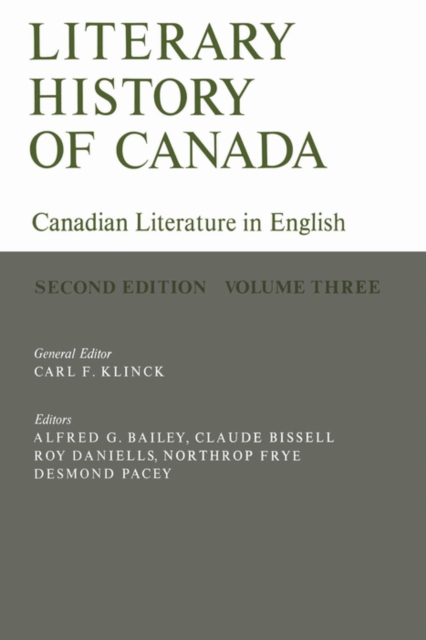 Literary History of  Canada