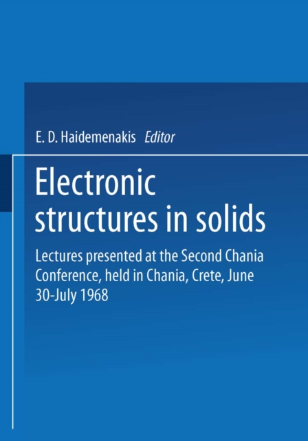 Electronic Structures in Solids