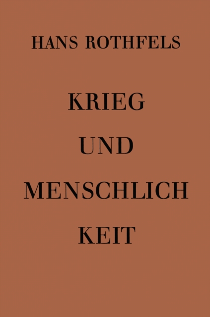 Krieg und Menschlichkeit