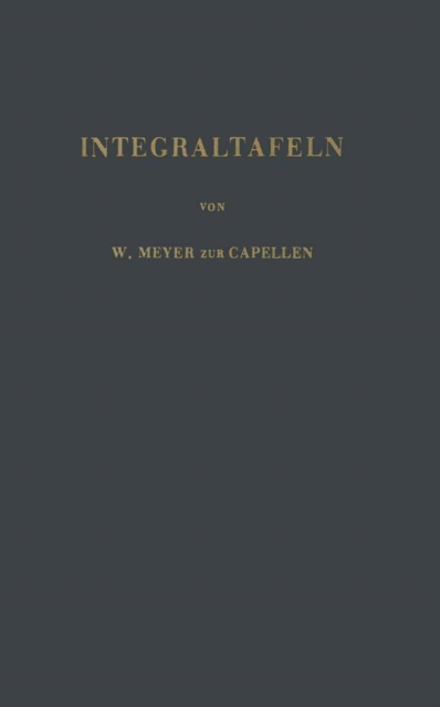 Integraltafeln