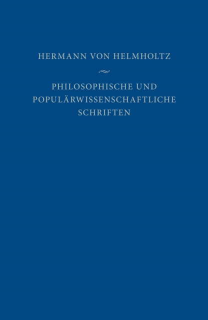 Philosophische und populärwissenschaftliche Schriften