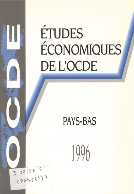 Etudes economiques de l'OCDE : Pays-Bas 1996
