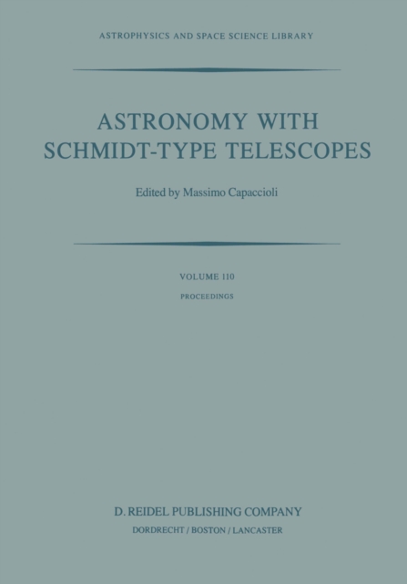 Astronomy with Schmidt-Type Telescopes